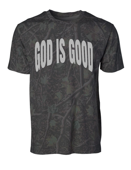 Camo God Is Good Tee