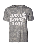 Camo Jesus Loves You Tee