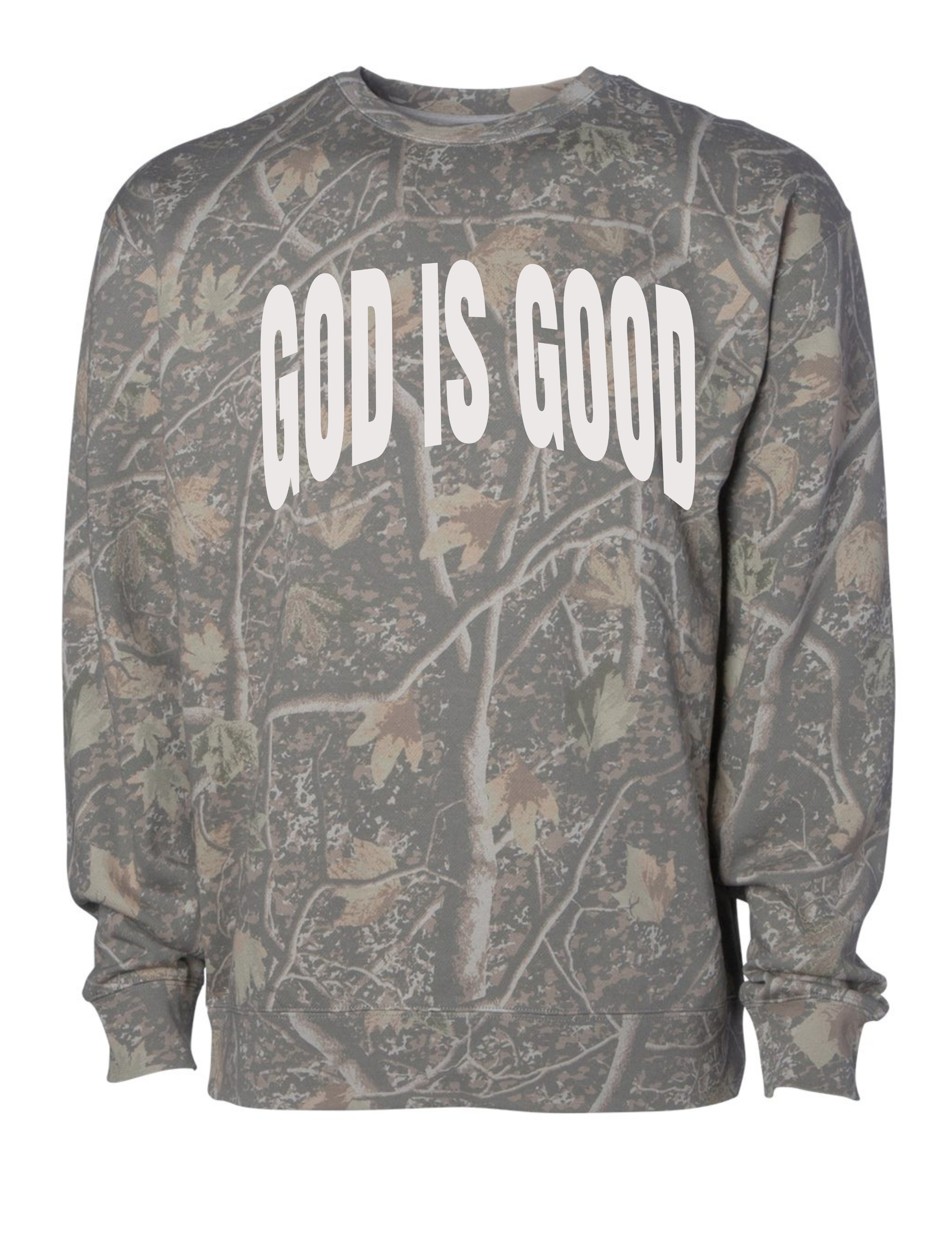 God Is Good Camo Sweatshirt